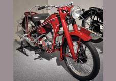 Honda's first motorcycle 1949 Dream 100cc two-stroke.
